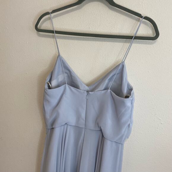Jenny Yoo Women's Dress Formal Wedding Evening Bridesmaid Light Blue Size 4 - Picture 6 of 10